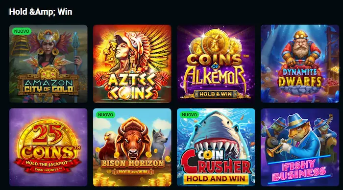 SpinsUp Casino Italia tab