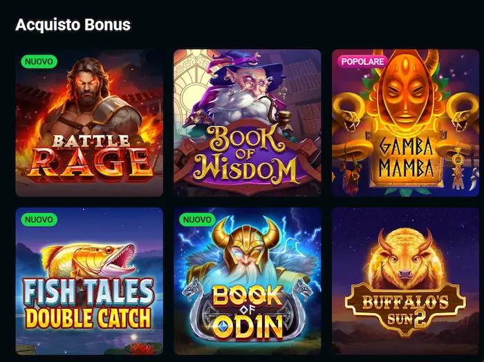 SpinsUp Casino Italia bonus