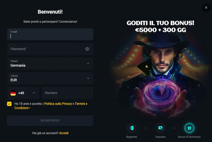 SpinsUp Casino reg